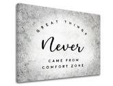 Motivačný obraz na stenu Great things | rôzne rozmery